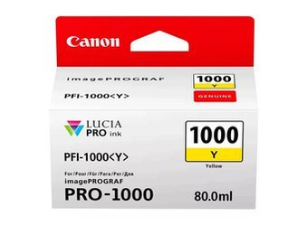 Tusz oryginalny Canon PFI-1000Y [0549C001] [Żółty]