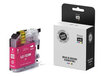 Tusz zamiennik Brother LC123M [Magenta] marki Print.ink