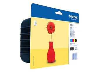 Tusze oryginalne Brother LC121VALBP [CMYK] [Zestaw]