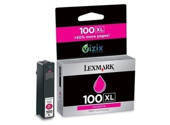 Tusz oryginalny Lexmark 100XL [14N1070E] [Magenta]