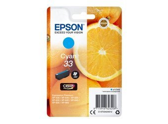 Tusz oryginalny Epson 33 [T3342] [C13T33424012] [Niebieski]