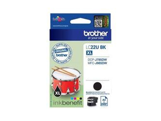 Tusz oryginalny Brother LC22UXL BK [Czarny]