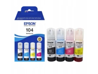 Tusze oryginalne Epson 104 [C13T00P640] [CMYK]