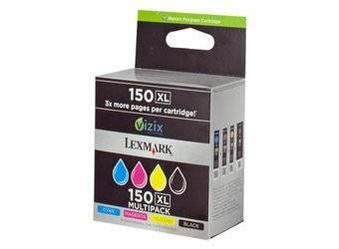 Tusze oryginalne Lexmark 150XL [14N1921E] [CMYK] [Zestaw]