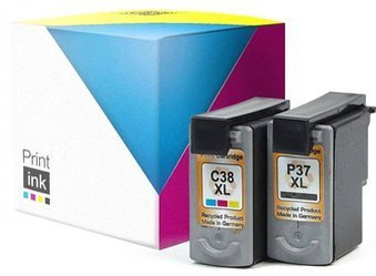 Tusze zamienniki Canon PG-37 + CL-38 [CMYK] zestaw marki Print.ink