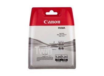 Tusz oryginalny Canon PGI-520BK [2932B019] [Czarny] [Dwupak]