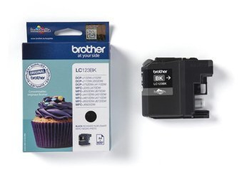 Tusz oryginalny Brother LC123BK [Czarny]