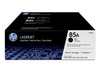 Toner oryginalny HP 85A [CE285AD] [Czarny] [Dwupak]