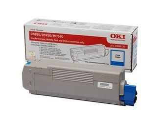 Toner oryginalny OKI 43865723 [Niebieski]