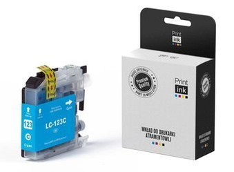 Tusz zamiennik Brother LC123C [Niebieski] marki Print.ink