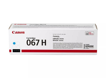 Toner oryginalny Canon 067H [5105C002] [Niebieski]