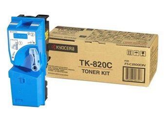 Toner oryginalny Kyocera TK-820C [1T02HPCEU0] [Niebieski]