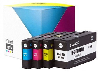 Tusze zamienniki HP 950XL + 951XL [C2P43AE] [CMYK] zestaw marki Print.ink