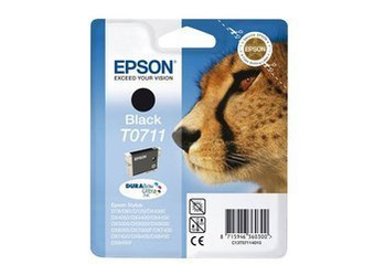 Tusz oryginalny Epson T0711 [C13T07114012] [Czarny]