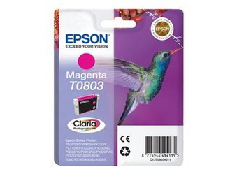 Tusz oryginalny Epson T0803 [C13T08034011] [Magenta]