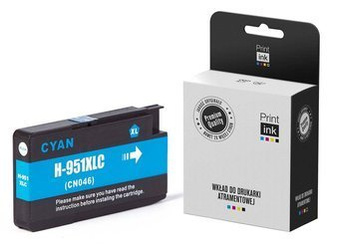 Tusz zamiennik HP 951XL [CN046AE] [Niebieski] marki Print.ink