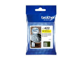 Tusz oryginalny Brother LC422Y [Żółty]