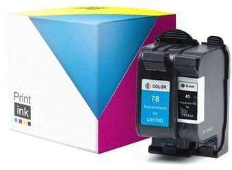Tusze zamienniki HP 45 + 78 [SA308AE] [CMYK] zestaw marki Print.ink