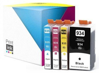 Tusze zamienniki HP 934XL + 935XL [X4E14AE] [CMYK] zestaw marki Print.ink