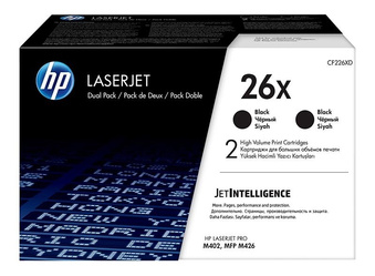 Toner oryginalny HP 26X [CF226XD] [Czarny] [Dwupak]