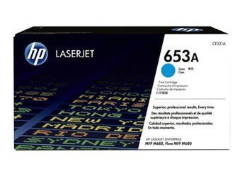 Toner oryginalny HP 653A [CF321A] [Niebieski]