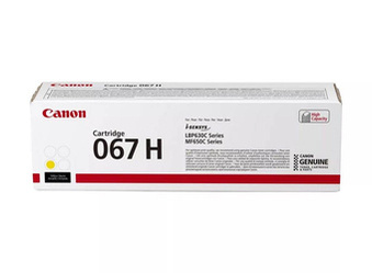 Toner oryginalny Canon 067H [5103C002] [Żółty]