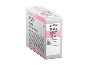 Tusz oryginalny Epson T8506 [C13T850600] [Jasna Magenta]