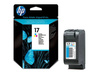Tusz oryginalny HP 17 [C6625A] [Trójkolorowy]