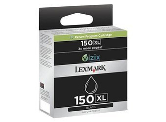 Tusz oryginalny Lexmark 150XL [14N1614E] [Czarny]