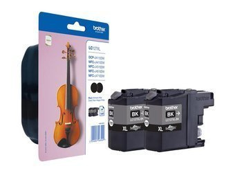 Tusz oryginalny Brother LC127XLBKBP2 [LC127XL-BK] [Czarny] [Dwupak]