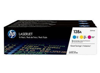 Tonery oryginalne HP 128A [CF371A] [CMY] [Trzypak]