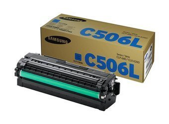 Toner oryginalny Samsung CLT-C506L [SU038A] [Niebieski]