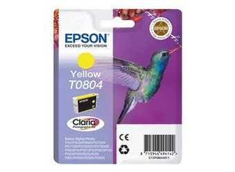 Tusz oryginalny Epson T0804 [C13T08044011] [Żółty]