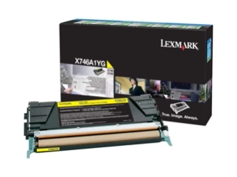 Toner oryginalny Lexmark X746A1YG [Żółty]