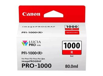 Tusz oryginalny Canon PFI-1000R [0554C001] [Czerwony]