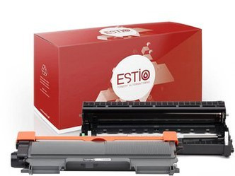 Zestaw toner i bęben do Brother [TN2220 + DR-2200] [Czarny] marki Estio