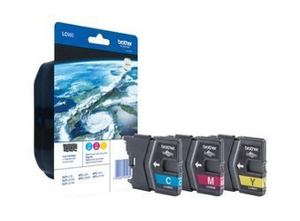 Tusze oryginalne Brother LC985RBWBP [CMY] [Trzypak]