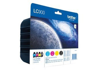 Tusze oryginalne Brother LC900VALBP [CMYK] [Zestaw]