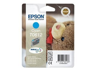 Tusz oryginalny Epson T0612 [C13T06124010] [Niebieski]