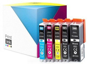 Tusze zamienniki Canon PGI-580XXL + CLI-581XXL [CMYK] zestaw marki Print.ink