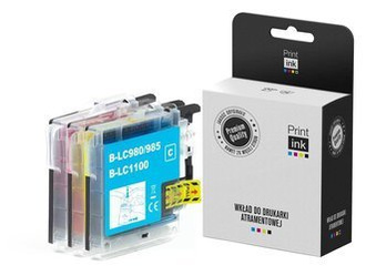 Tusze zamienniki Brother LC985RBWBP [CMY] [Trzypak] marki Print.ink