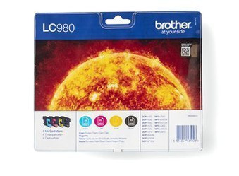 Tusze oryginalne Brother LC980VALBP [CMYK] [Zestaw]