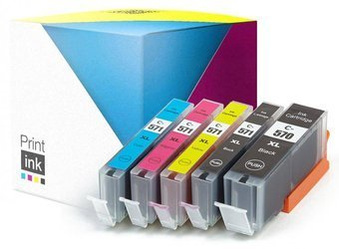 Tusze zamienniki Canon PGI-570XL + CLI-571XL [CMYK] zestaw marki Print.ink