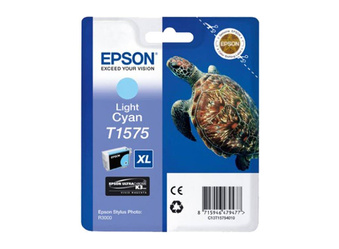 Tusz oryginalny Epson T1575 [C13T15754010] [Jasny Niebieski]