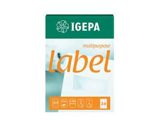 Etykiety Samoprzylepne Igepa 70 x 35 100 Arkuszy