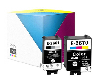 Tusze zamienniki Epson T2661 + T2670 [266, 267] [CMYK] zestaw marki Print.ink