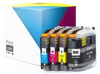 Tusze zamienniki Brother LC127XLVALBP [CMYK] zestaw marki Print.ink