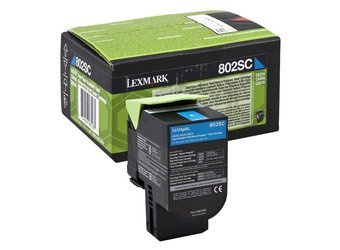 Toner oryginalny Lexmark 802SC [80C2SC0] [Niebieski]