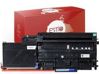 Zestaw toner i bęben do Brother [TN-2120 + DR-2100] [Czarny] marki Estio