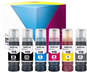 Tusze zamienniki Epson 115 [CMYK+GY] zestaw marki Print.ink